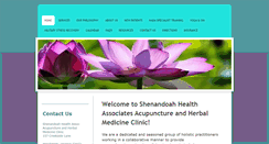 Desktop Screenshot of healthyshen.com